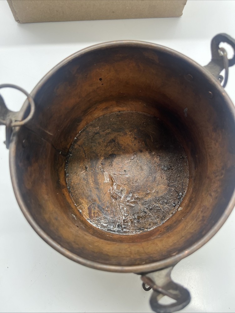 Antique Copper Hanging Pot
