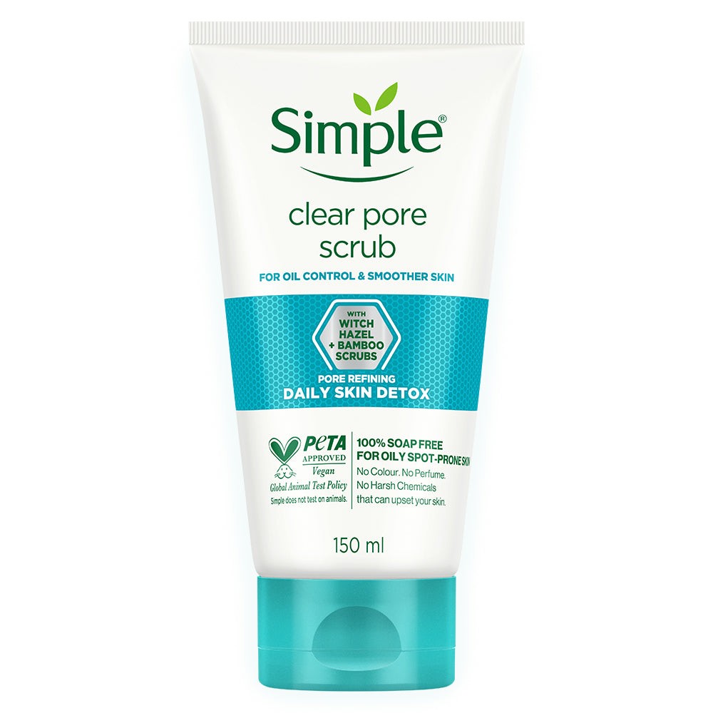 SIMPLE Clear Pore Facial Scrub 150ml