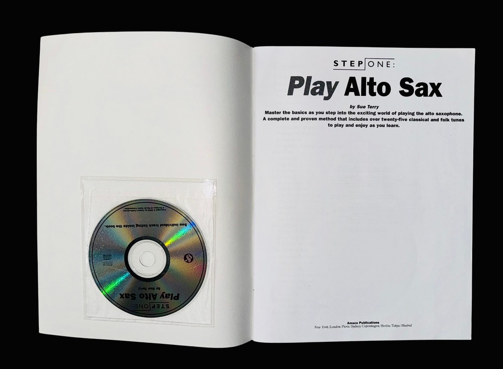 Step One: Play Alto Sax: Sue Terry: CD
