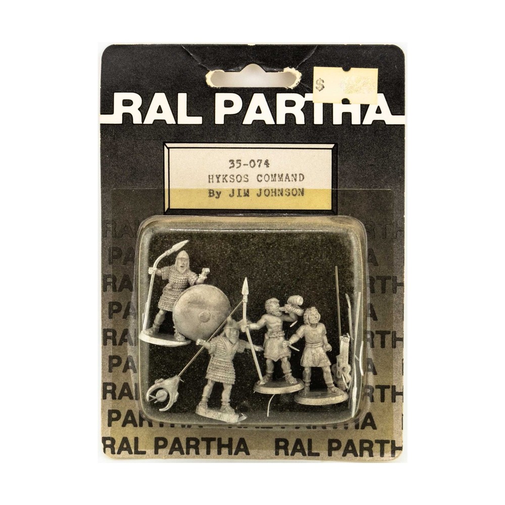 Ral Partha Historical Mini 25mm Hyskos Command Pack New
