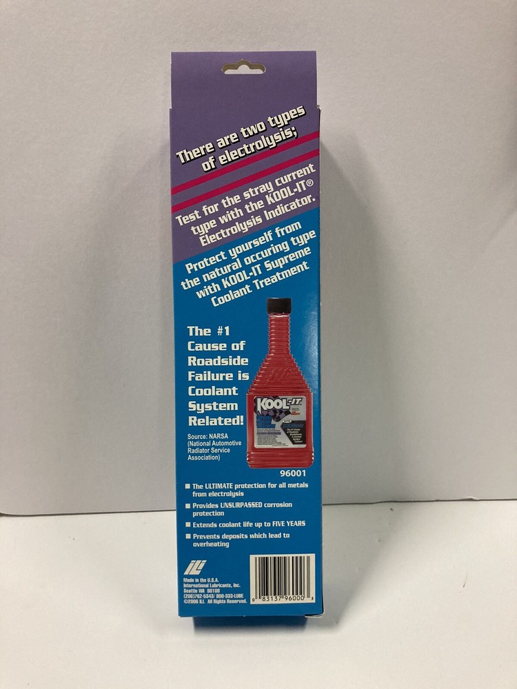 LUBEGARD KOOL-IT 96000 ELECTROLYSIS INDICATOR