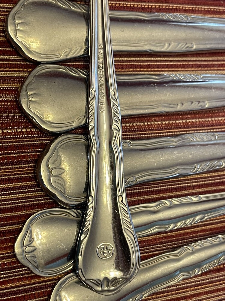 12 Pfaltzgraff PRESLEY Stainless Flatware Replacement Dinner Salad Forks Knives
