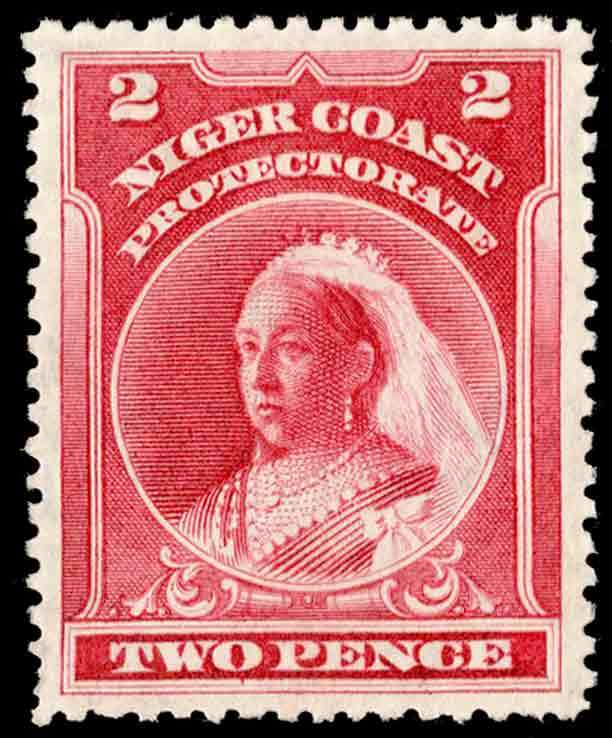 Niger Coast Protectorate Scott 45 Unused lightly hinged.