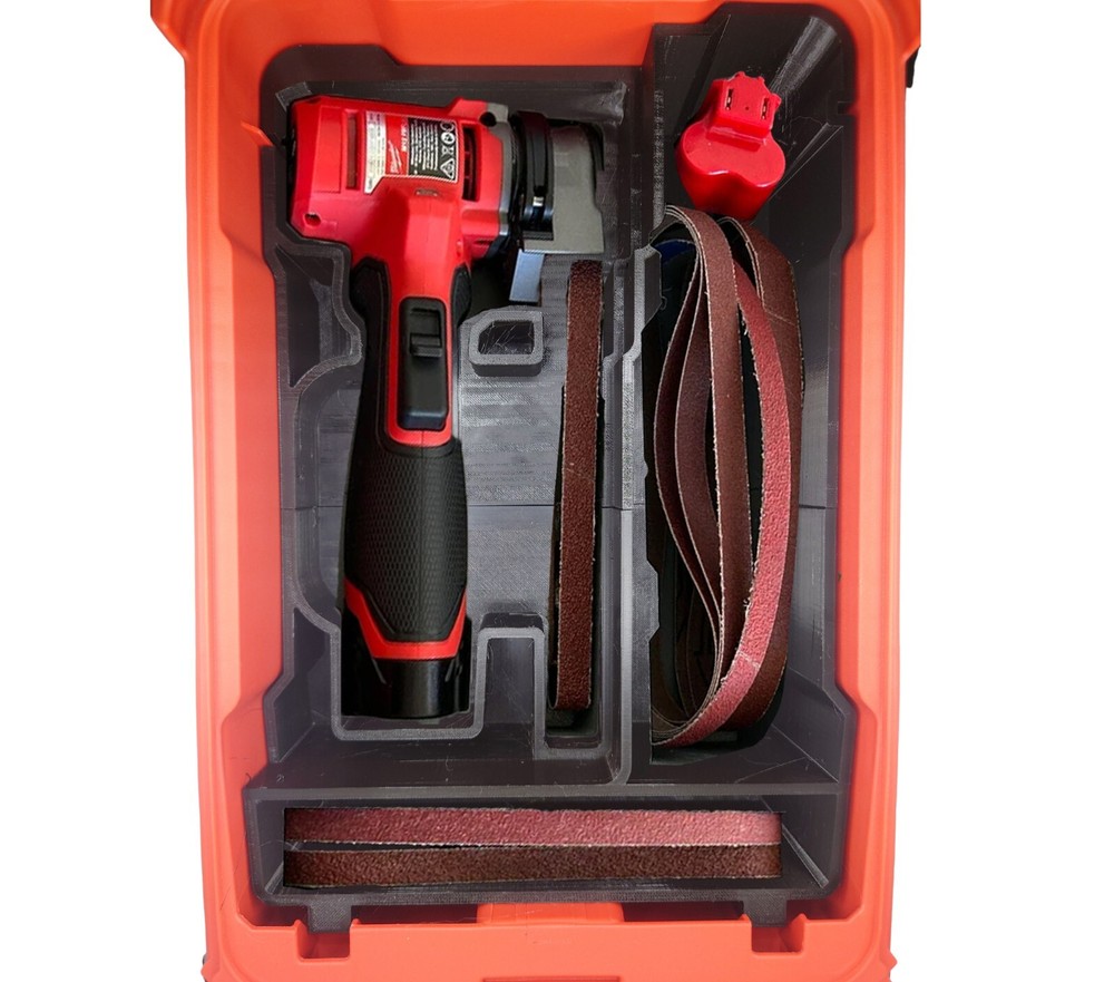 Milwaukee M12 Power File Packout Compact Insert Organizer Tray Tool Storage