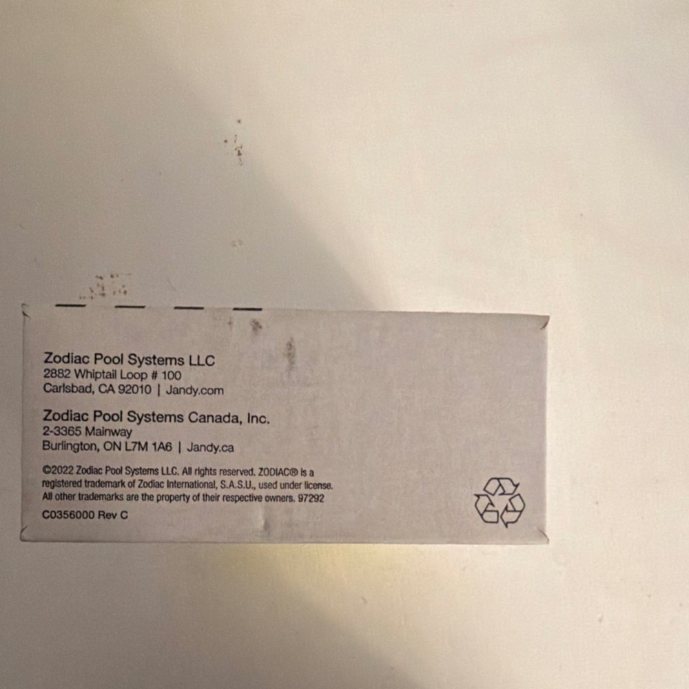 Jandy SpeedSet VS Pump Controller interface.