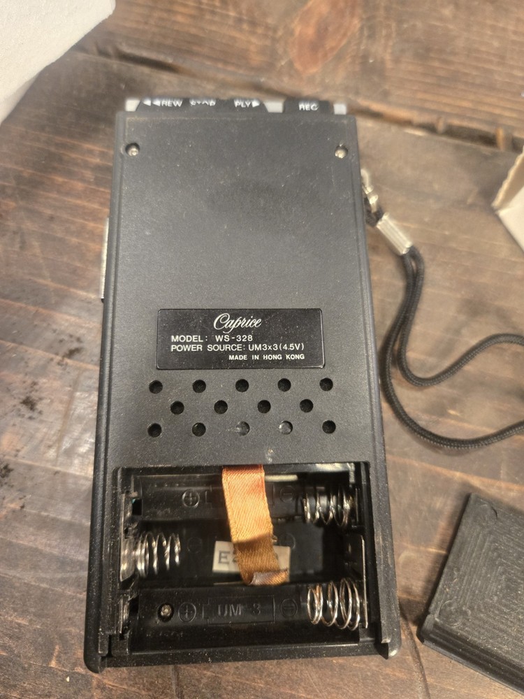 TESTED Vintage Microcassette Recorder In Box Caprice