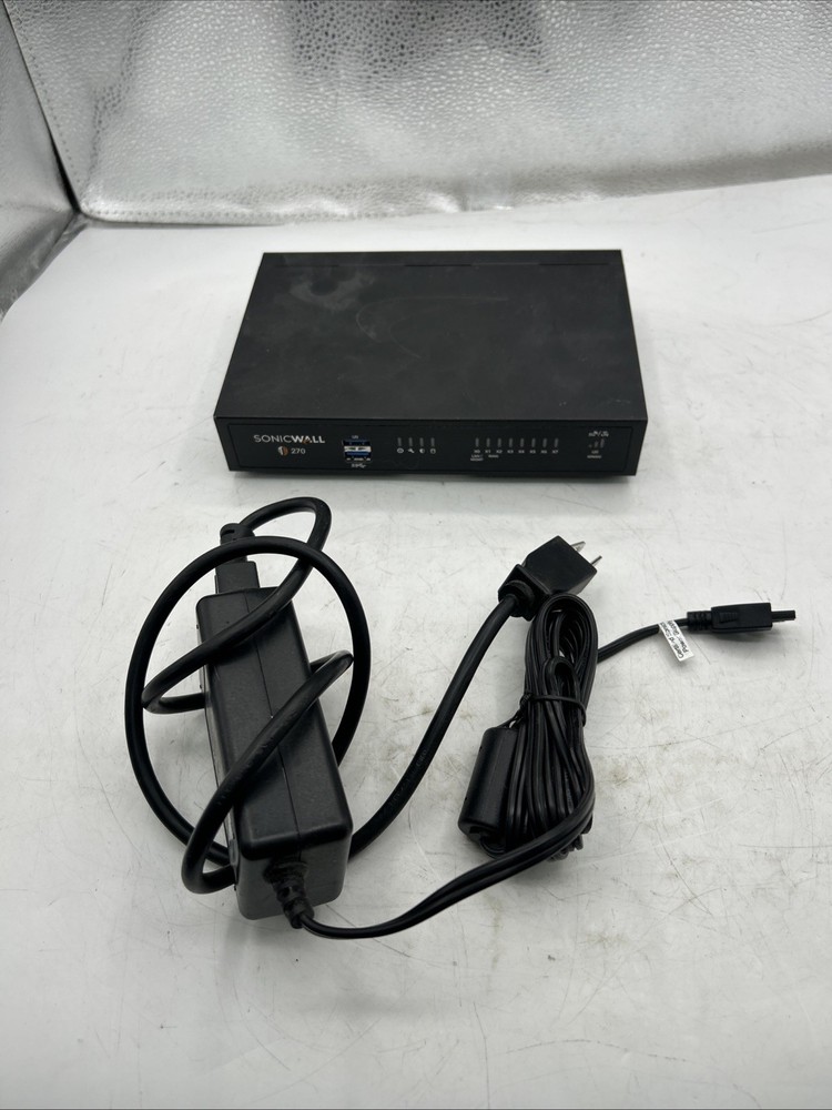 SonicWALL TZ270 Firewall APL57-100 Firewall Network Security please read