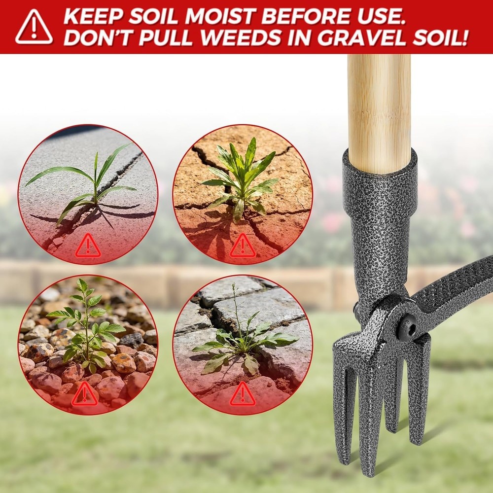 Easy-to-Use Stand-Up Weeding Tool - Lifetime