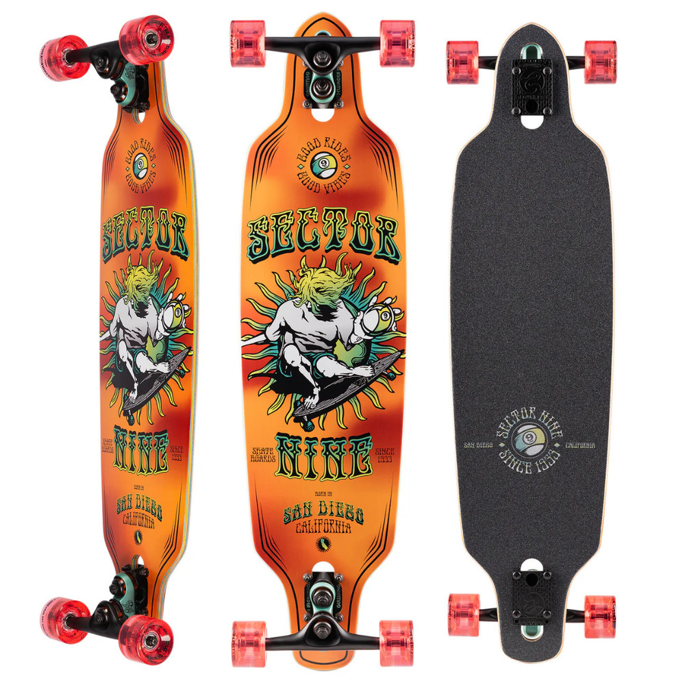 Sector 9 9er Mini Fractal Longboard Complete