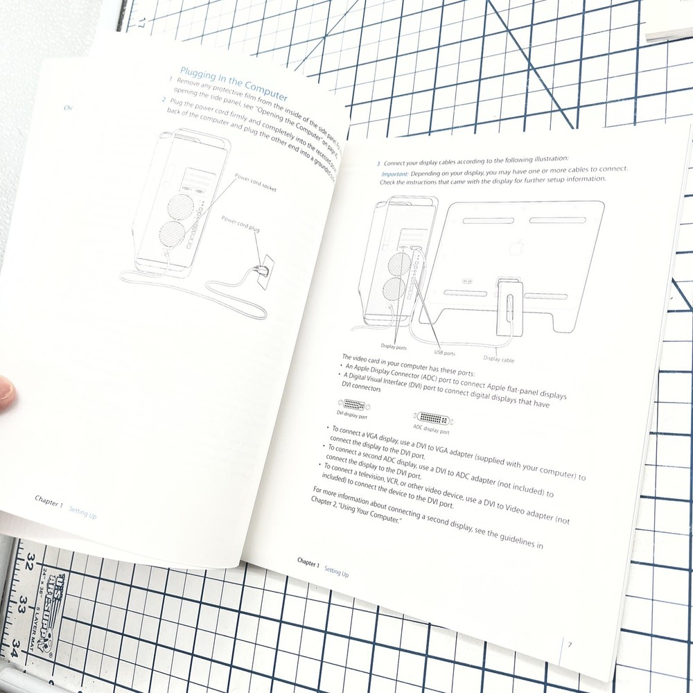 (2) Apple Computer Manuals PowerBook G4 Getting Started Power Mac G5 User Guide