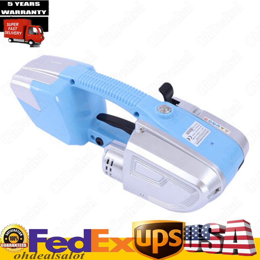 Electric PP/PET Strapper Strapping Device Handheld Packing Tool Battery Powered