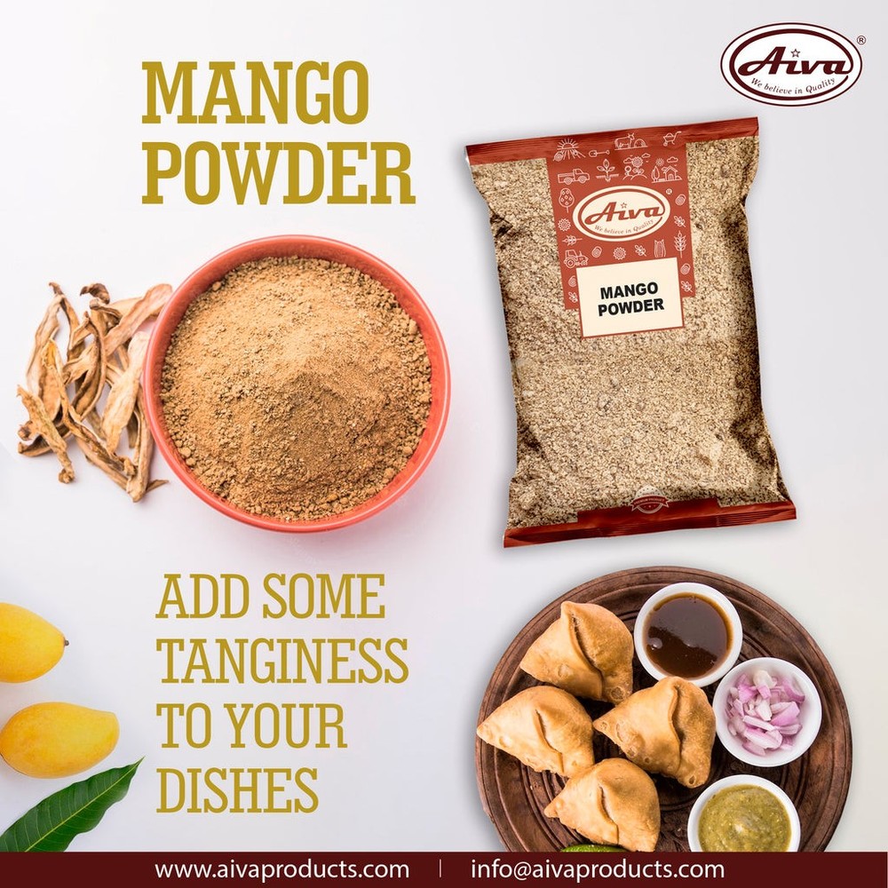 Aiva Dry Mango Ground (Amchur Powder) 7 OZ