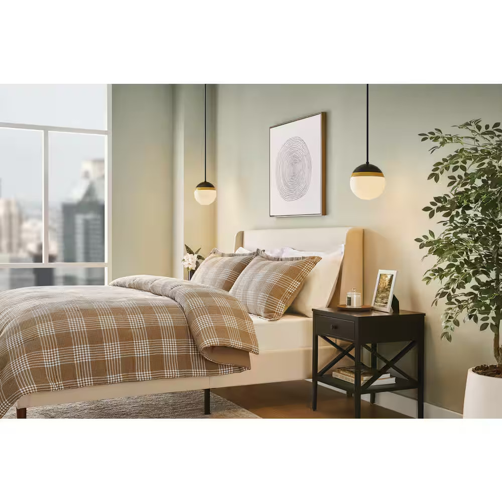 60-Watt Equivalent A19 E26 Base Dimmable LED Light Bulb with Selectable Color Te