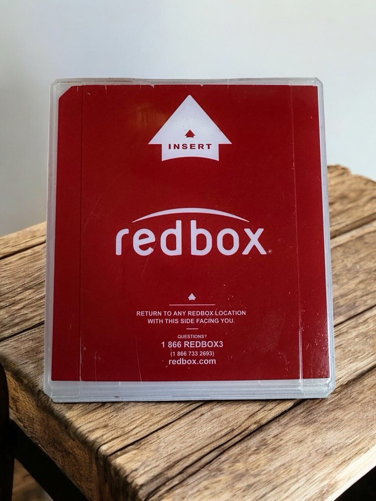 Original Redbox DVD Replacement Case Empty Hard Plastic Sleeve Red Retro Tech
