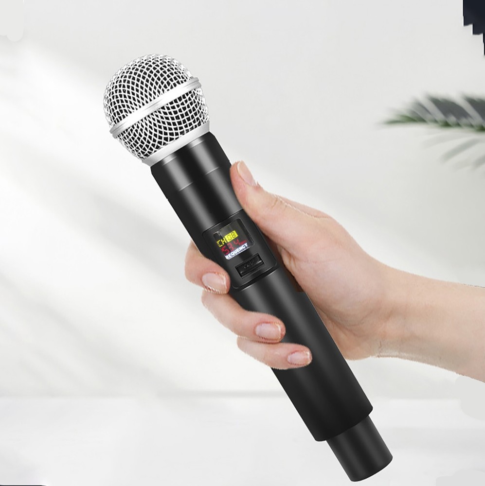 Professional Microphone Wireless 4 Channels Handheld Dynamic Karaoke Mic Band