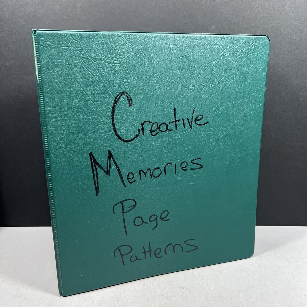 Notebook Full - Creative Memories Page Patterns Idea Booklets Plus Border Papers