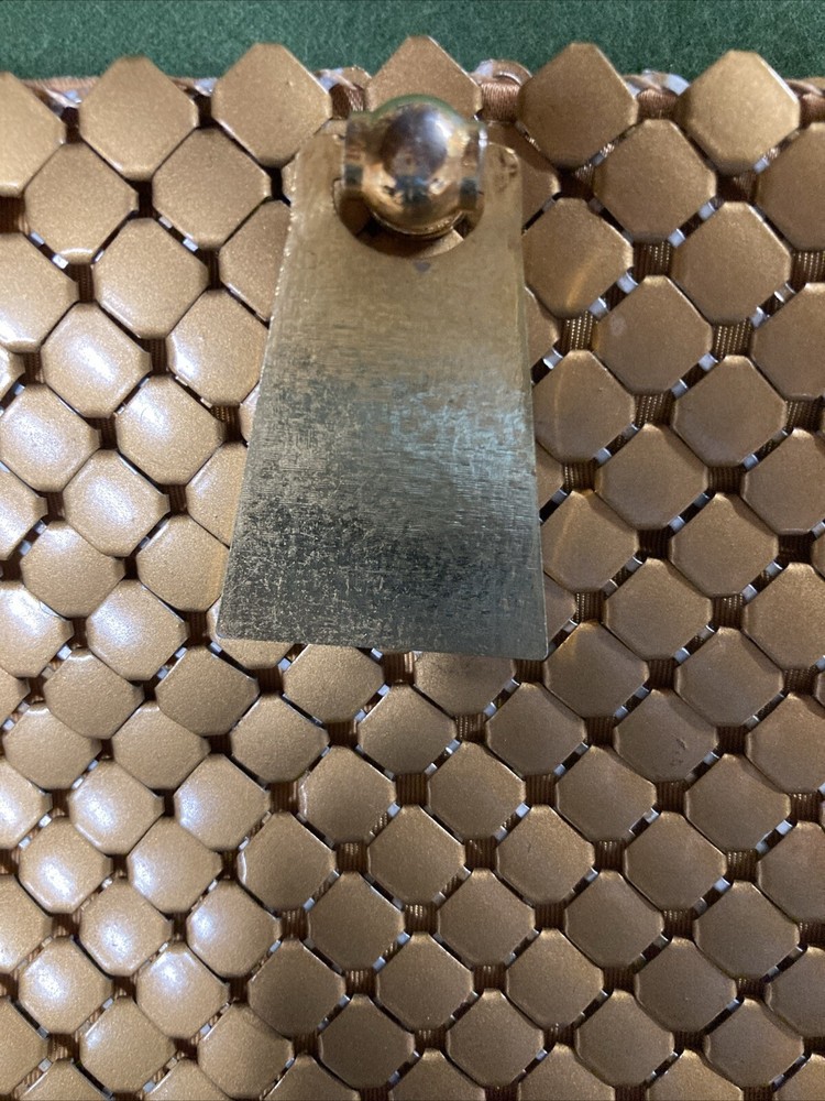 Vintage Whiting and Davis Gold Mesh Handbag