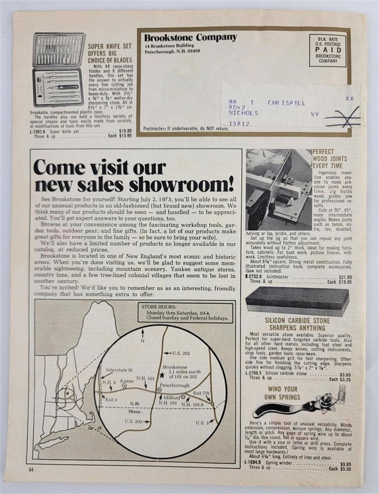 Hard to Find Tools Fully Illustrated Catalog c1973