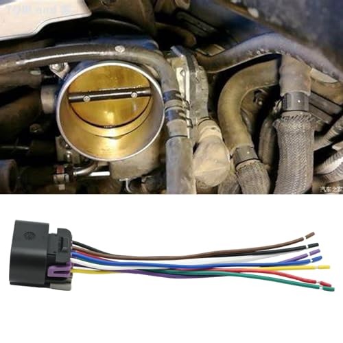 Throttle Body Connector Pigtail Harness, 8 Wire DBW Replacement for GM Vortec