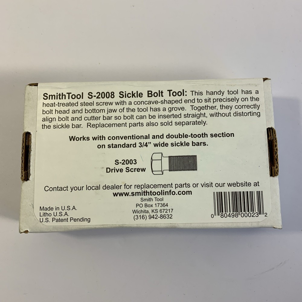 Smith Tool S-2008 Sickle Bolt Tool New