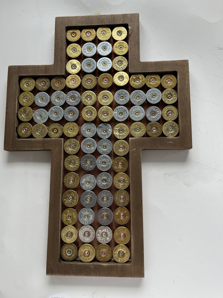 Handmade Real shotgun Shell Cross
