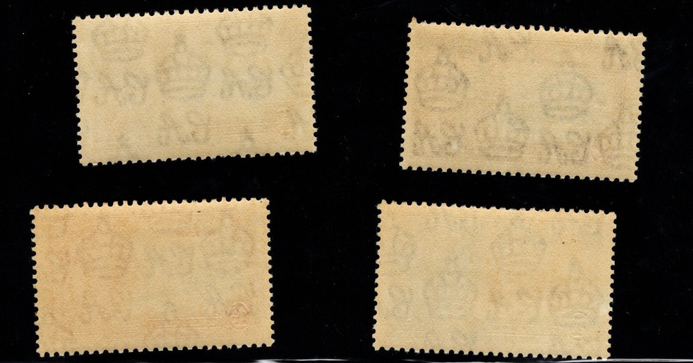 BERMUDA STAMP SCOTT# 100-103 CAT.VAL$32.50