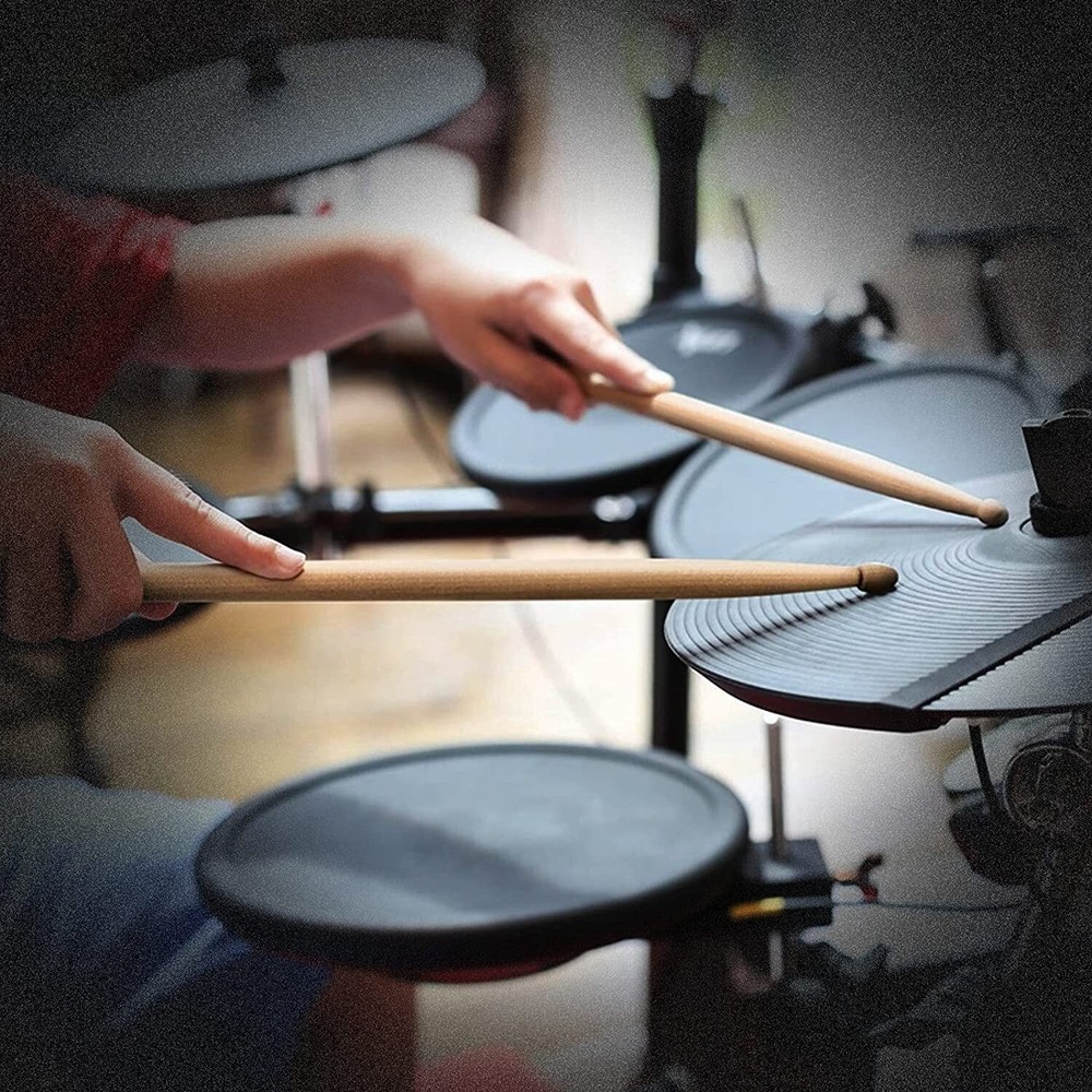 12 Pairs DRUMSTICKS 7A Light Thin Quiet Jazz 24 Drum Sticks Maple NYLON TIP