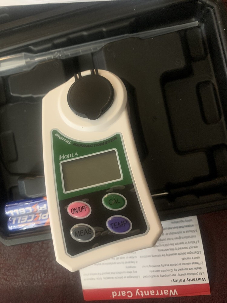 HOJILA Digital Salinity Refractometer Salinity Meter Tester Range 0-28% Handh...