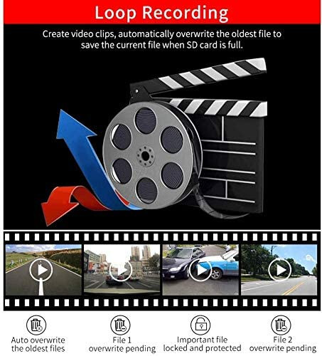 1080P Car Dash Cam DVR Video Recorder Loop Recording G-sensor Motion Detection