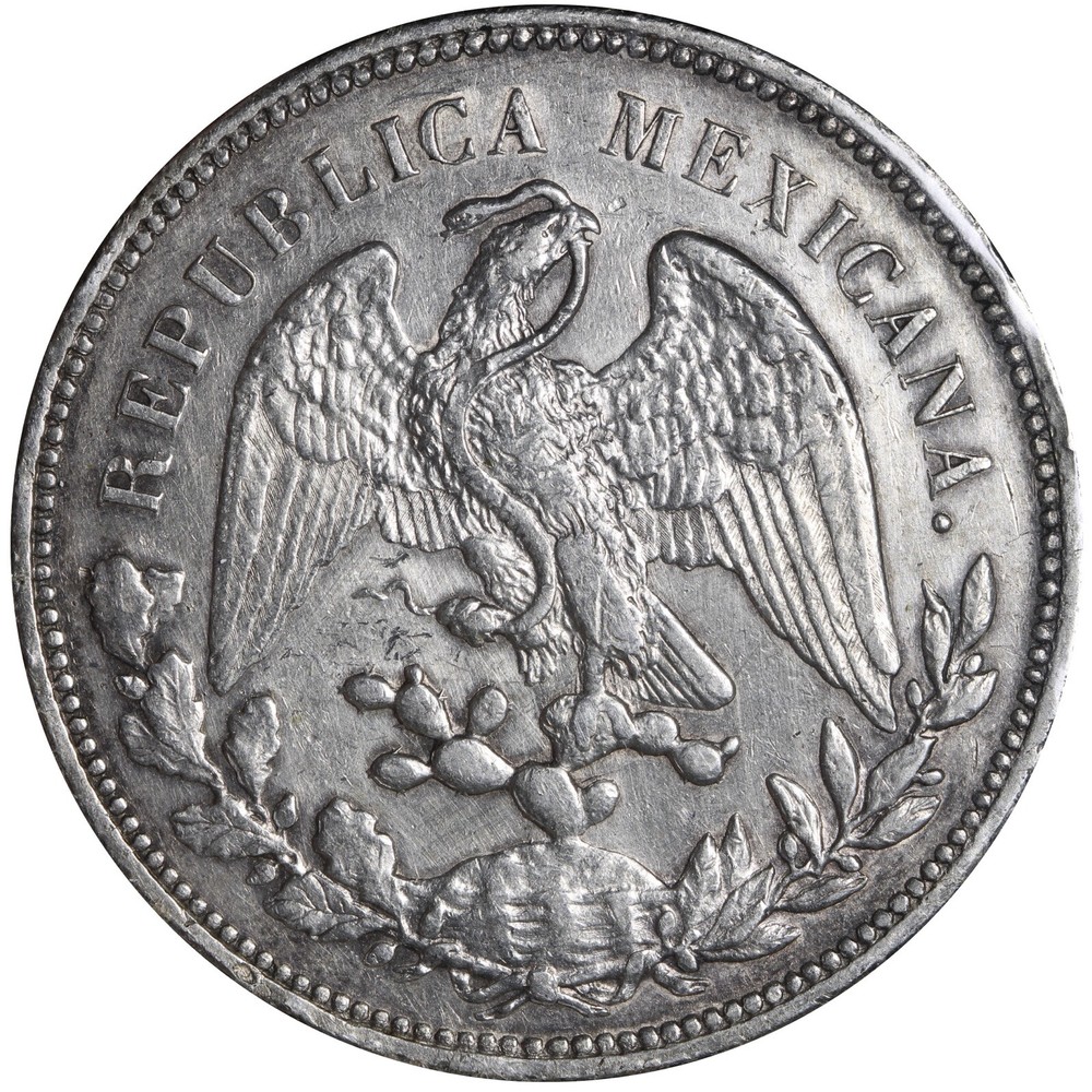 1908 Mo AM Mexico 1 Peso E703 JFW