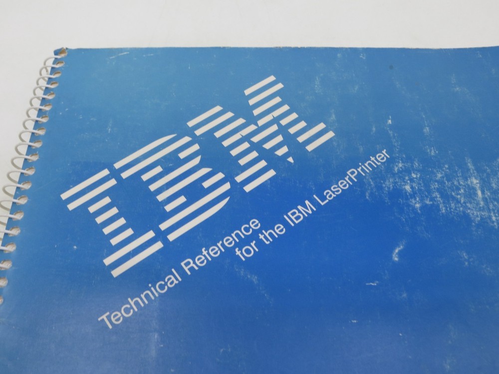 IBM Technical Reference for the IBM LaserPrinter (1990, Paperback) vintage book