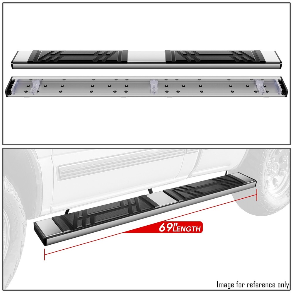For 1999-2014 Silverado Sierra Regular Cab 6.5" Side Step Bar Running Boards