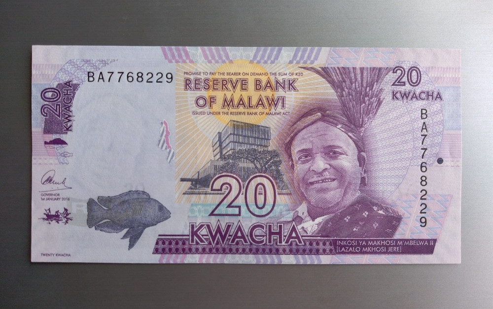 20 kwacha Malawi 2016, UNC