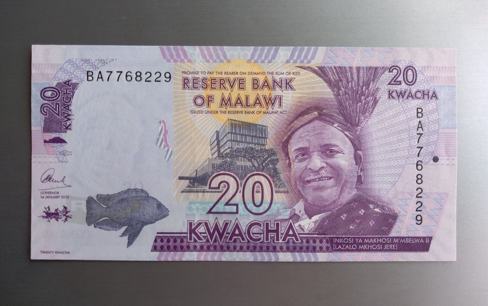 20 kwacha Malawi 2016, UNC