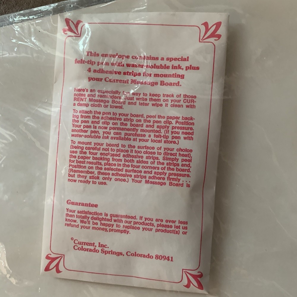 NOS Current Notes N Reminders Messsge Board “Sugar N’ Spice” Sealed
