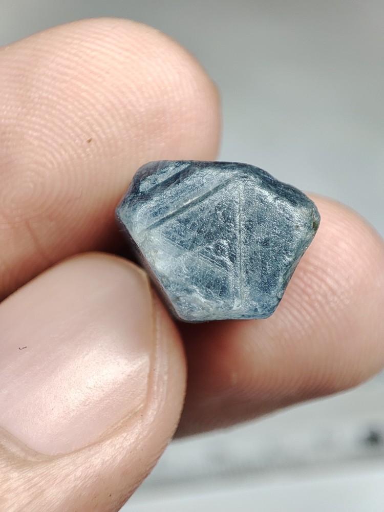 Rough Sapphire crystals , Having Good Luster & Nice Color.