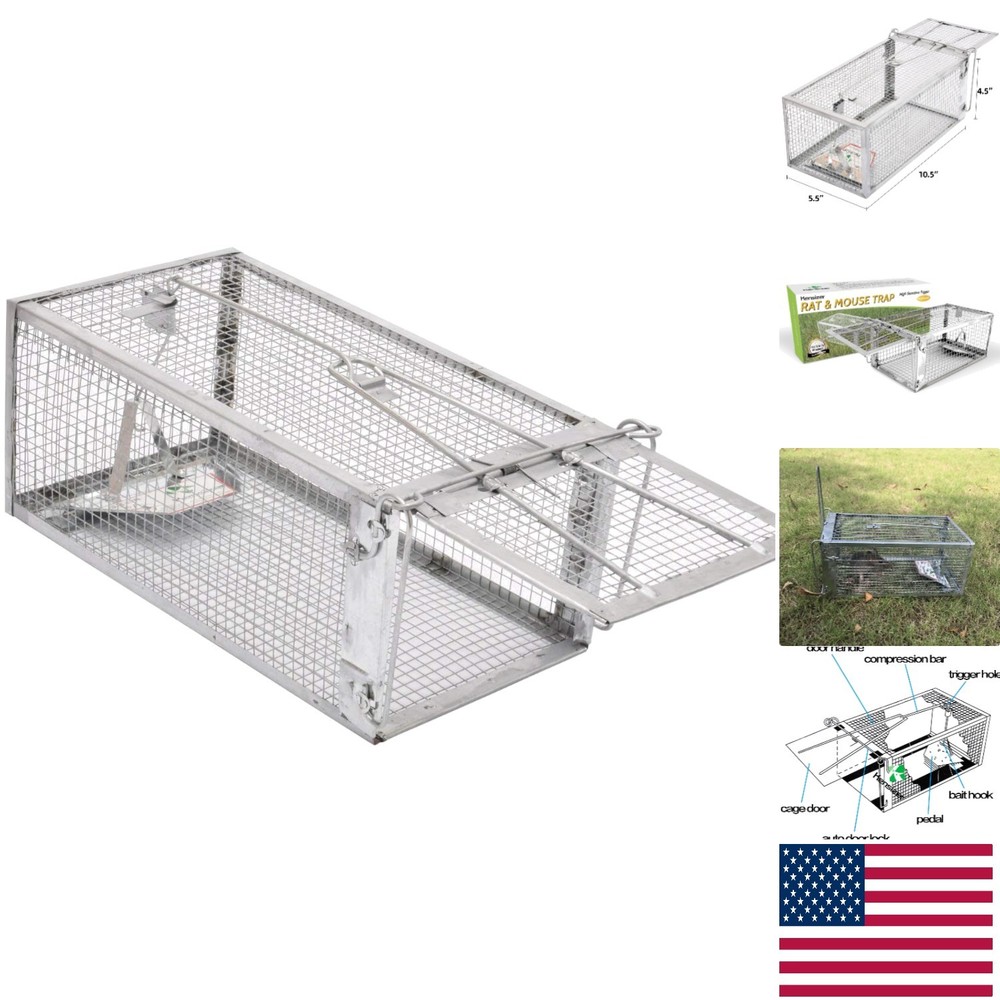 Innovative Patented Rodent Trap - Effortless Catch-and-Release Solution