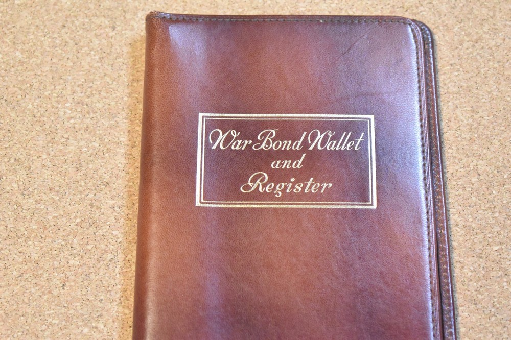 WW2 Era War Bond Wallet and Register