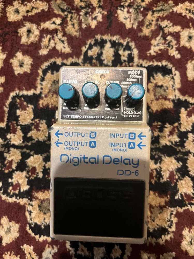 Boss DD-6 Digital Delay (Dark Gray Label) 2002 - 2008 - White