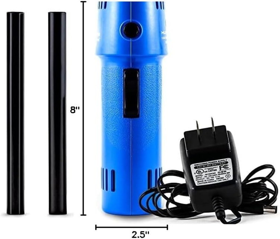 O2 Hurricane Compressed Air Duster – Powerful 200 MPH Cordless Compressed Air Cl