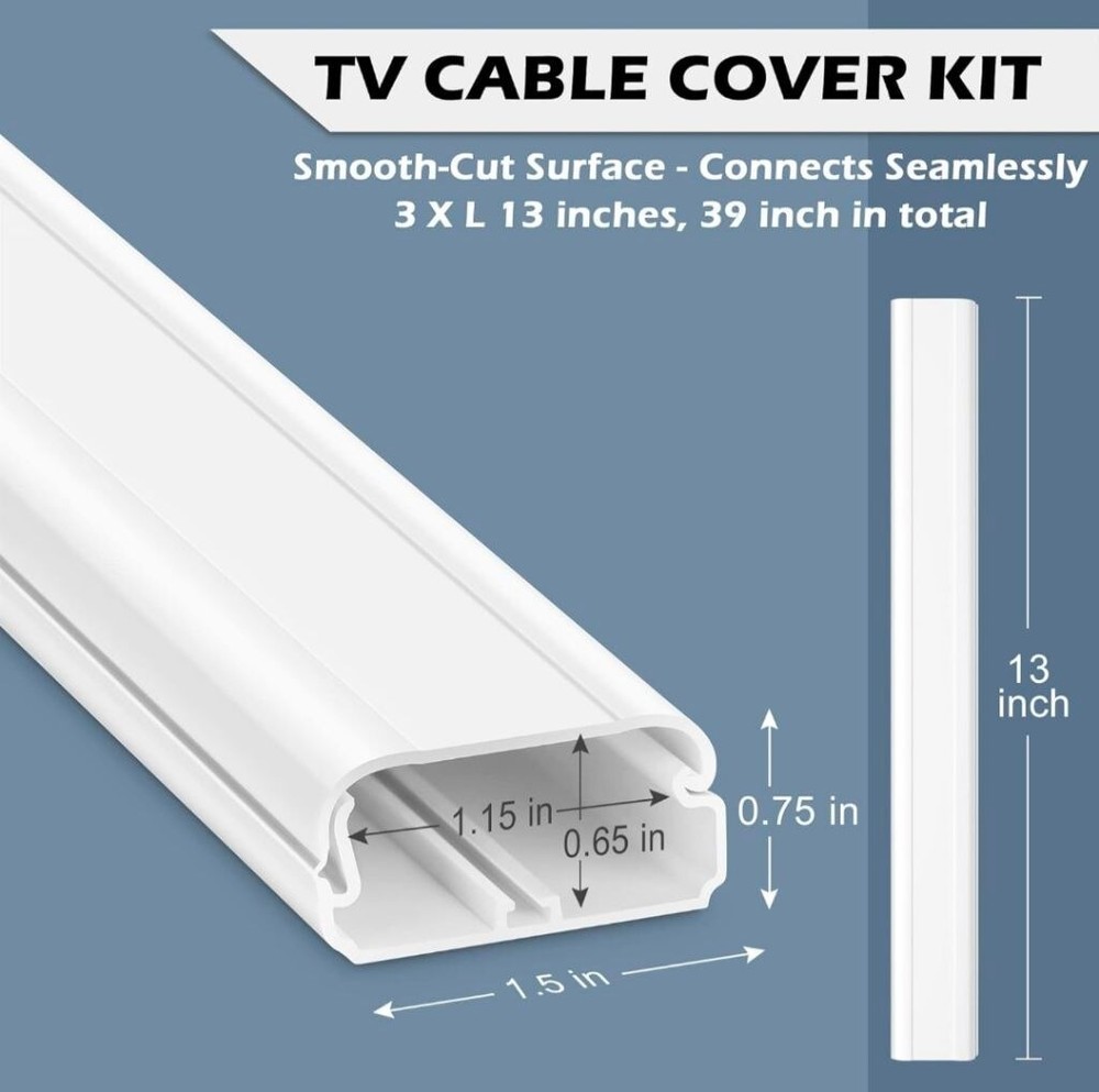 Unbranded Cable Hider 39in White
