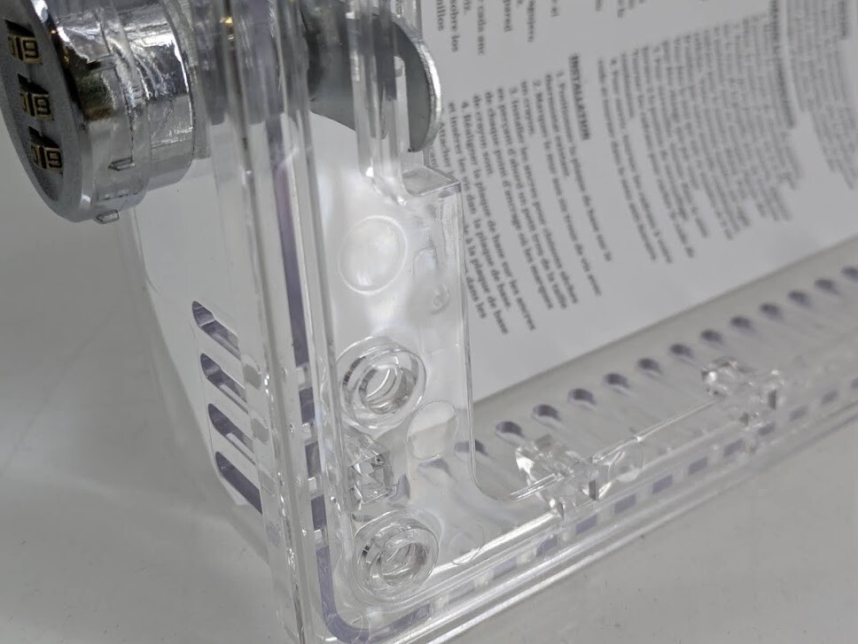 StatGuardPlus Universal Thermostat Guard Clear Changeable with Combination Lock