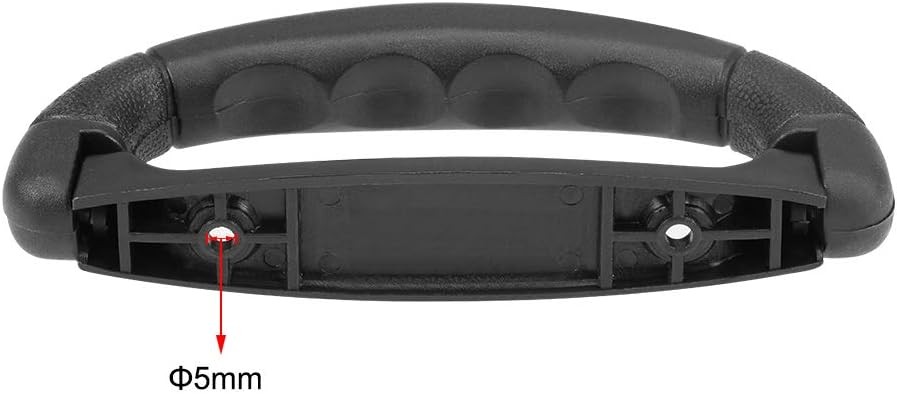 Suitcase Handle Grip uxcell Black Plastic 6.3 Inch Pull