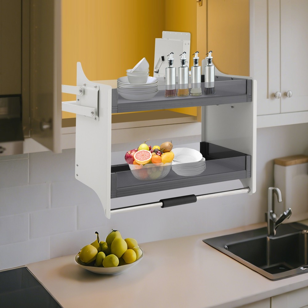 Pull-down Shelf Pull-down Shelf for Kitchen Upper Cabinets Kitchen Storage Rack