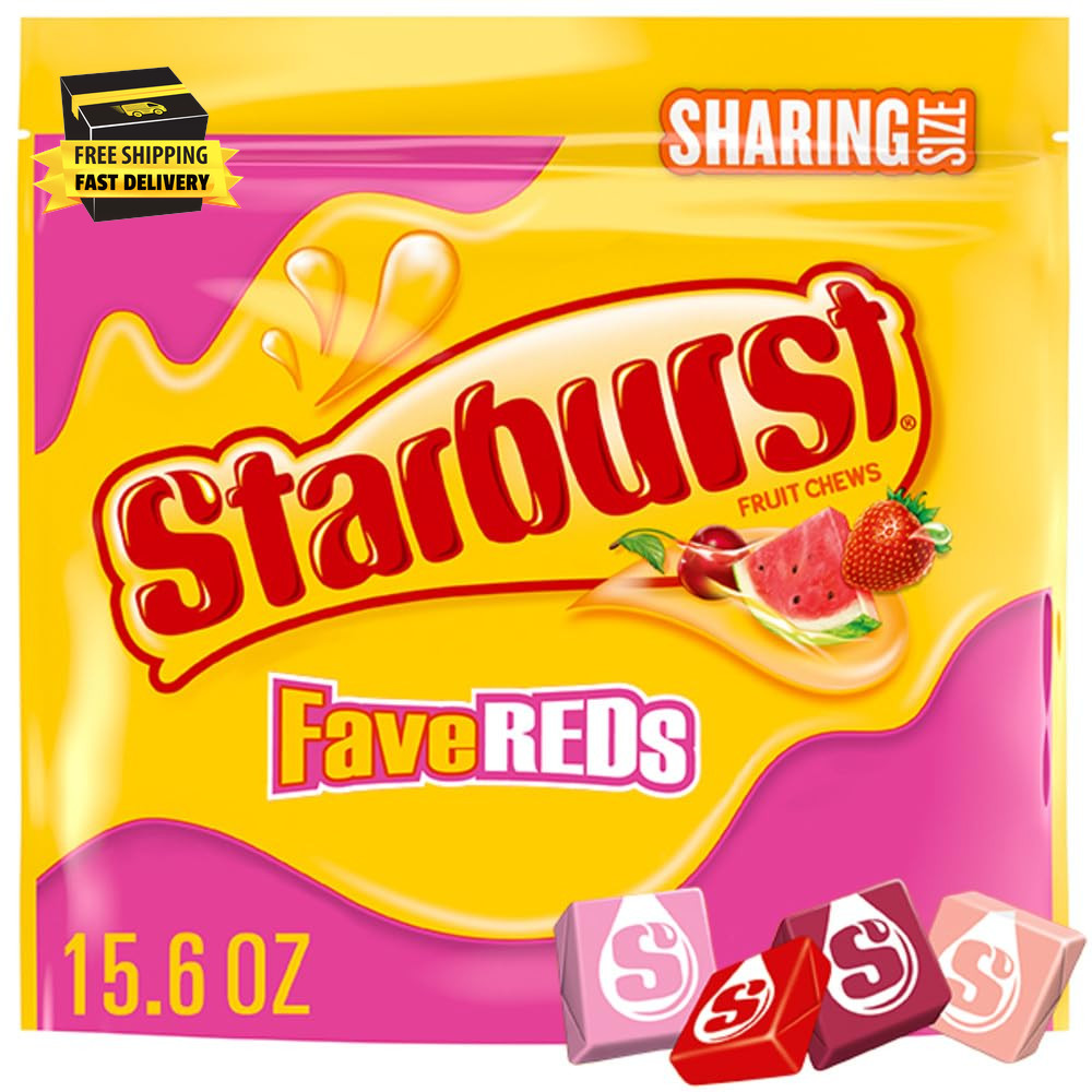 Favereds Fruit Chews Candy, Chewy Candy, 15.6 Oz Sharing Size Bag ⭐️⭐️⭐️⭐️⭐️