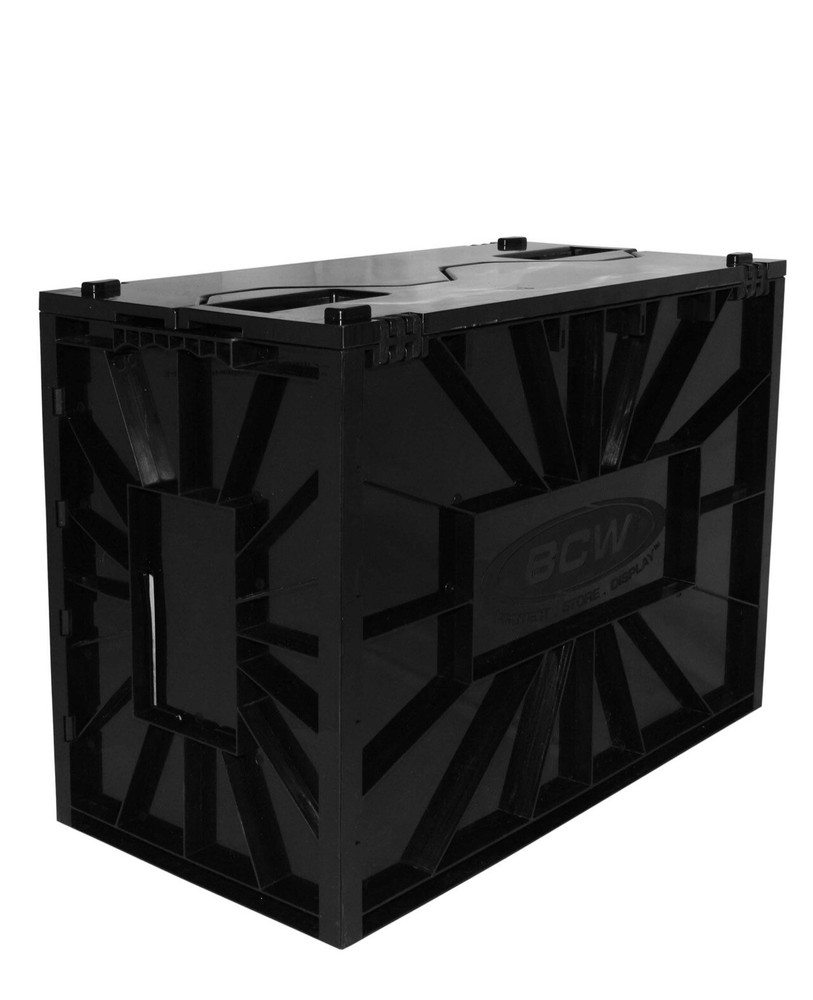 BCW Raw Comic Book Storage Plastic Bin Box Stackable Boxes With Lid and Divider