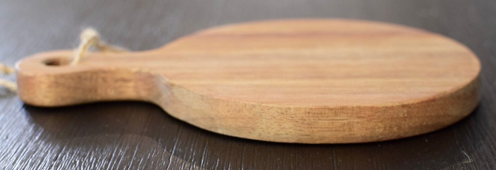 Acacia Wood 4.5" Round Kitchen Conversion Chart Display Decoration Chart Gift