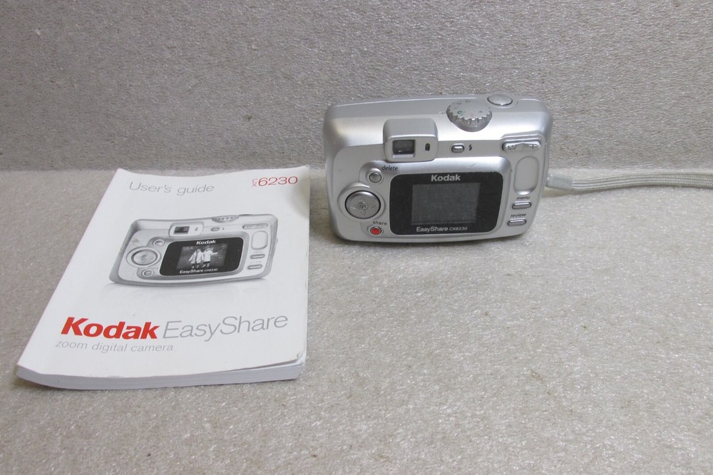 KODAK CX6230 CAMERA w/ INSTRUCTION BOOK