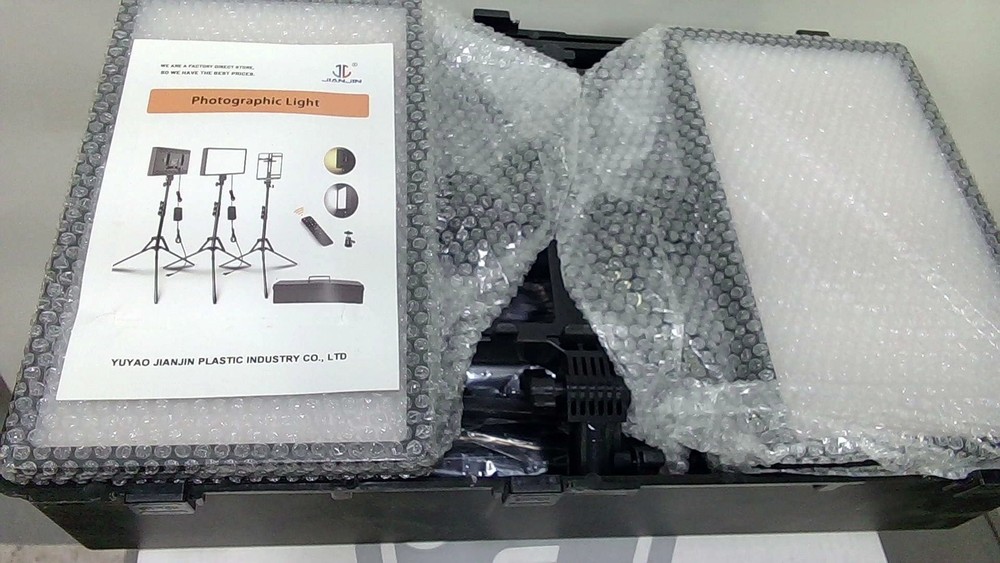 JIANJIN Dimmable LED Video Light Lighting Kit, Black