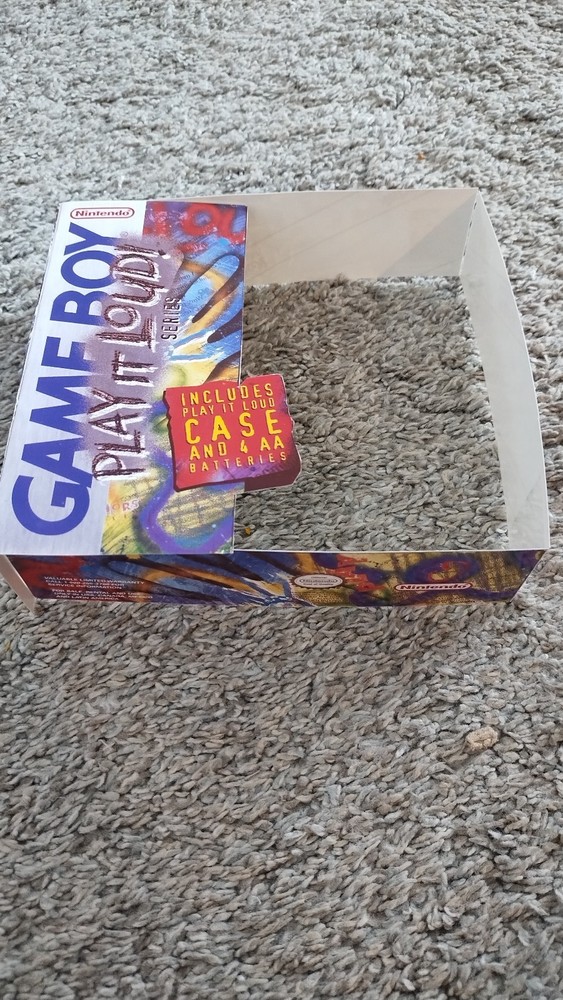 Reprinted Gameboy Play It Loud Case Insert
